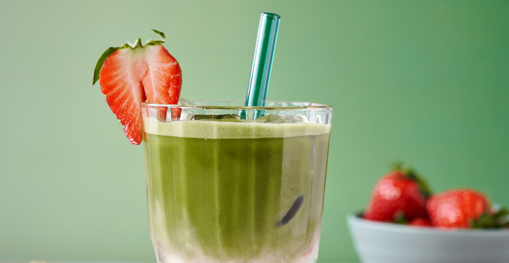 Erdbeer Matcha