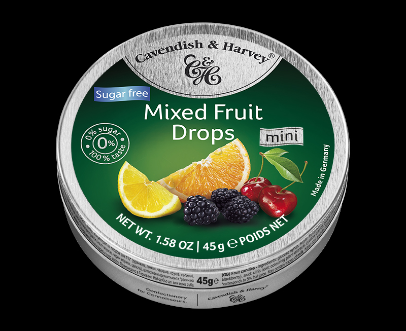 Mixed Fruit Drops Sugar Free 45g