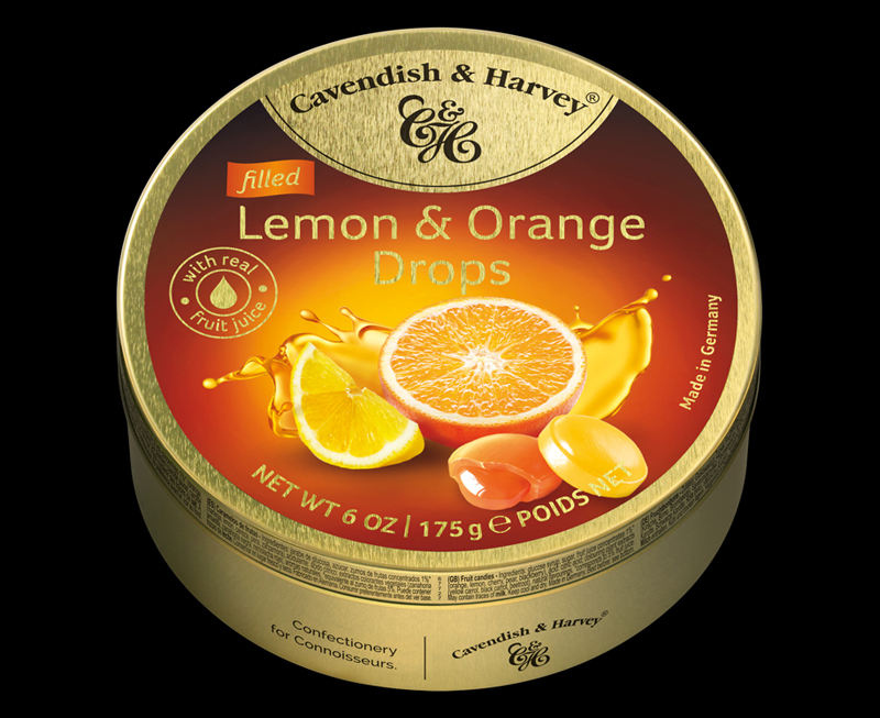 Lemon & Orange Drops filled 175g