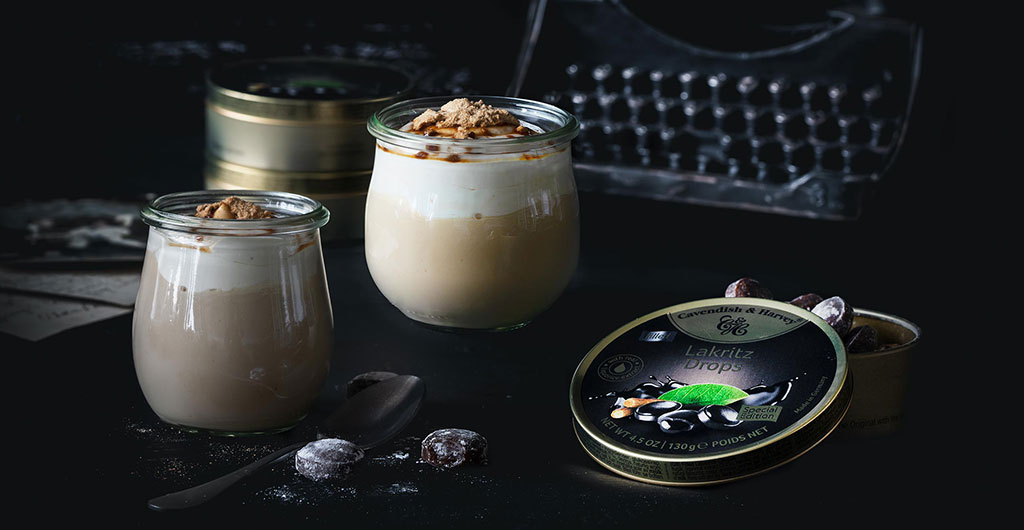 Liquorice Cream Pudding