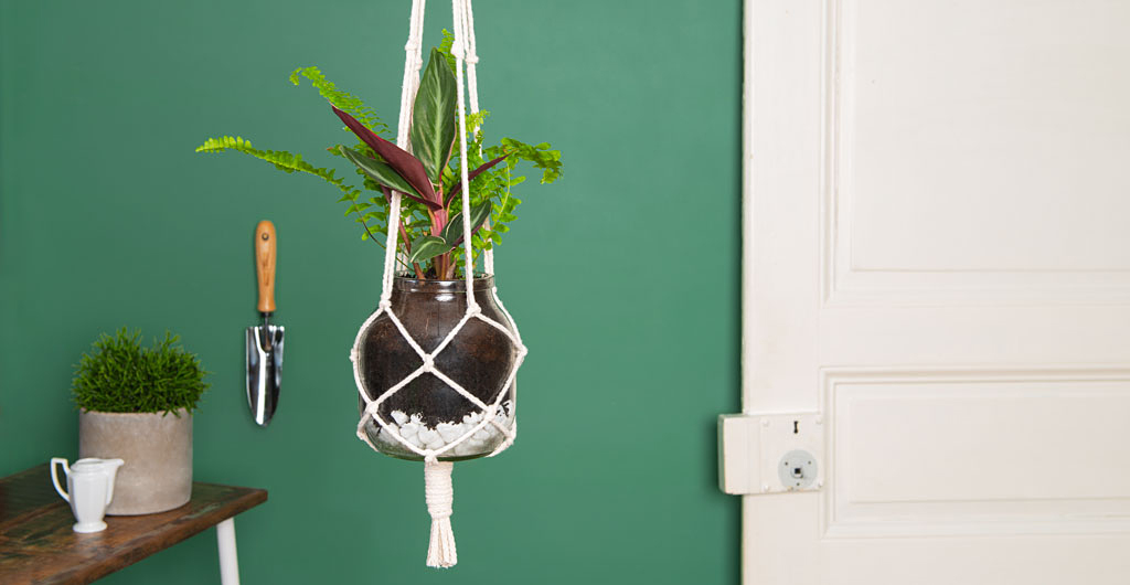 Macramé plant hanger