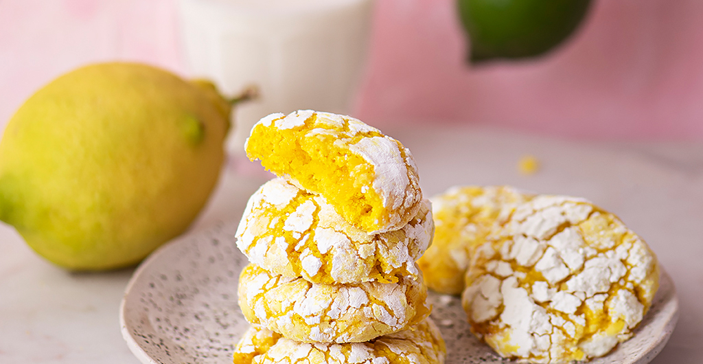 Lemon Crinkle Cookies